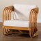 Bali & Pari Corsa Modern Bohemian Natural Rattan Arm Chair 243-13541-ZORO - alternate 10